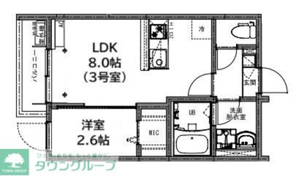 KEIAI RESIDENCE 東村山の物件間取画像